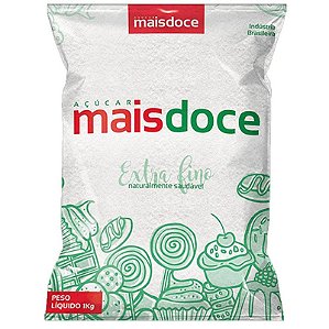 Açúcar Mais doce extra fina 1kg