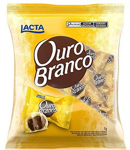Bombom Lacta Ouro Branco Pacote 1kg
