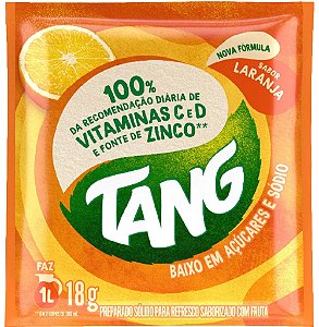 Suco em Pó Tang Laranja 18g