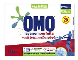 Sabão em Pó Omo Lavagem Perfeita 1,6kg