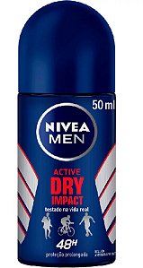 Desodorante Nivea Masculino Roll On Dry Impact Men 50ml