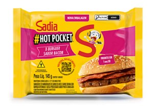 Hot Pocket Sadia X-Bacon 145g