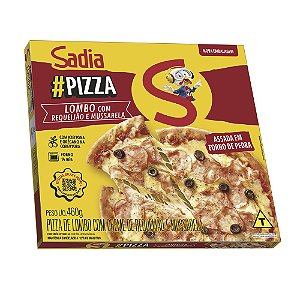 Pizza Lombo com Requeijão e Mussarela Sadia 460g