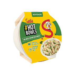 Hot Bowls Macarrão com Brócolis e Bacon Sadia 300g