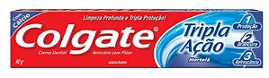 Creme Dental Colgate Tripla Ação Menta 90g