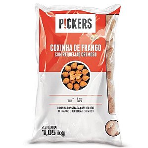 COXINHA PICKERS FRANGO COM REQUEIJÃO MCCAIN PACOTE DE 1,05KG