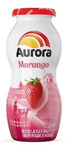 Bebida láctea sabor morango Aurora 170g