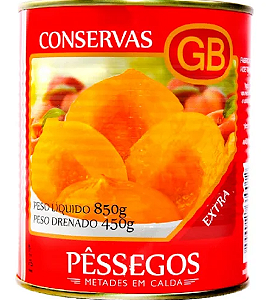 Pêssego em Calda GB Extra Metades 450g