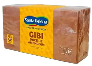 Doce de Amendoim Gibi Santa Helena Pacote 1,5kg