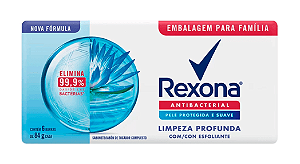 Sabonete em Barra Rexona Antibacterial Limpeza Profunda 84g