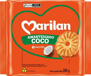 Biscoito Marilan Amanteigado Sabor Coco 280g