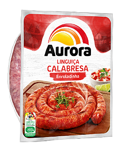 Linguiça Calabresa Enroladinha Congelada Aurora 700g