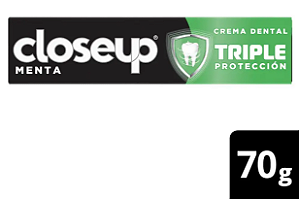 Creme Dental Closeup Menta Tripla Proteção Caixa 70G