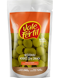 Azeitona Sem Caroço Vale Fértil Doypack 120g