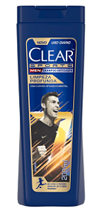 Shampoo Anticaspa CLEAR Men Limpeza Profunda 200ml