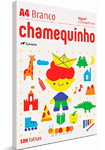 Papel Sulfite Chamequinho Branca A4 100 folhas