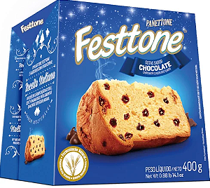 Panettone De Chocolate Festtone 400g