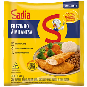 Filezinho Sadia Frango Milanesa Emp.400g