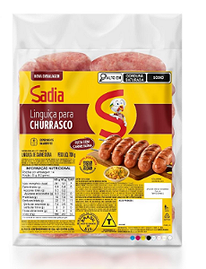 LINGUICA SUINA SADIA PARA CHURRASCO 700G