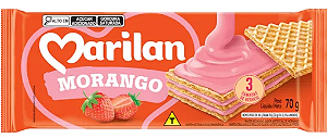 Wafer Marilan Sabor Morango 70g