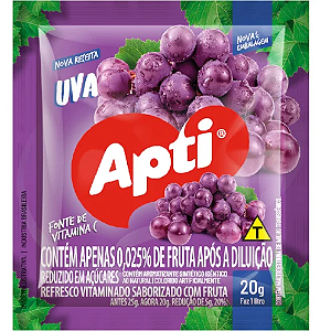 Suco em Pó Apti Uva 20g