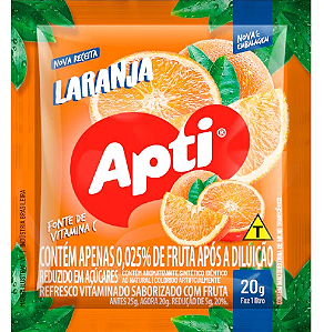 Suco em Pó Apti Laranja 20g