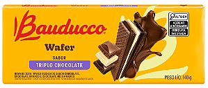 Wafer Bauducco 140g Triplo Chocolate