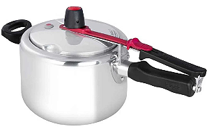Panela de Pressão Clock Original Polida 4,5L
