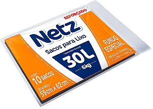 Sacos de Lixo Netz 30L 10Un