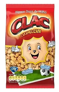 PIPOCA CARAMELIZADA 170GR CLAC DOCE
