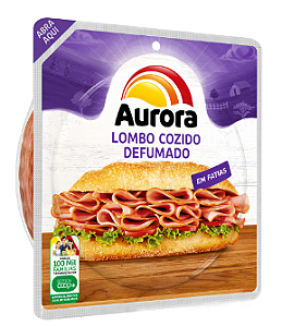 Lombo Cozido Fatiado Aurora 180g