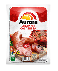 Linguiça Tipo Calabresa Defumada Aurora 2,5kg
