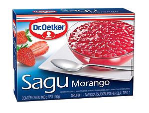Sagu Dr Oetker 250 Gr Morango