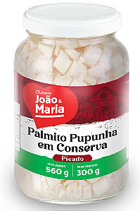 Palmito Pupunha Chácara João e Maria Picado 300g