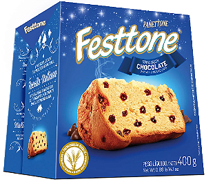 Panettone De Chocolate Festtone 400g