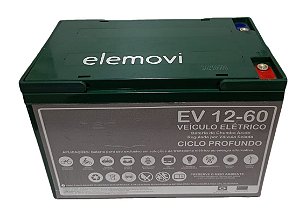 BATERIA PARA TRICICLO ELÉTRICO 12V 60AH