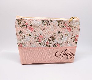 Nécessaire Floral Salmão