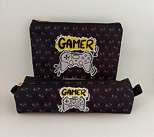 Kit Gamer - Necessaire Tematica Gamer _ Estojo