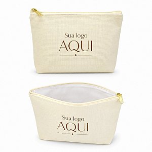 Necessaire Personalizada Nylon Resinado Premium 20x15cm - Centenas de Cores
