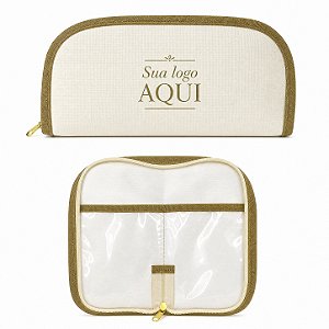 Porta Escova e Pasta Personalizado Nylon e PVC