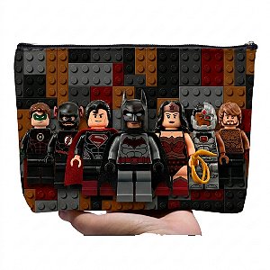 Necessaire Personalizada Infantil 20x15cm Lego Herois