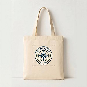 Ecobag Algodao cru personalizaçao 30X35 - Arte 20x10 Frente