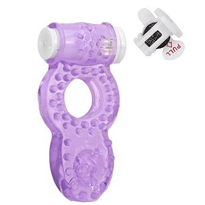 Anel Peniano com Cerdas Estimuladoras e Pérola - Sexy Import