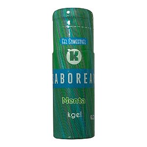 Gel saborear beijável menta