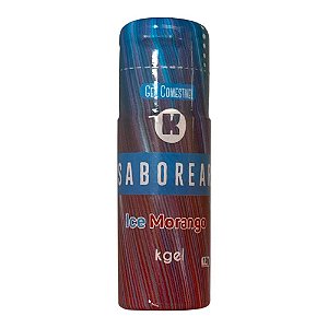 Gel saborear beijavel morango