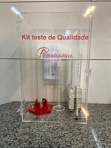 Kit de analise para combustiveis - Armario transparente