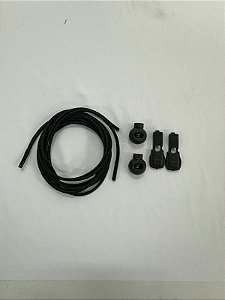 Cadarço Elástico Preto