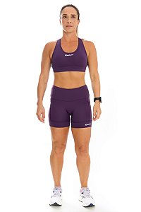 Short Feminino Speed Multi Bolsos ROXO