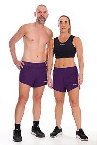 SHORT PERFORMANCE CORTE A LASER ROXO