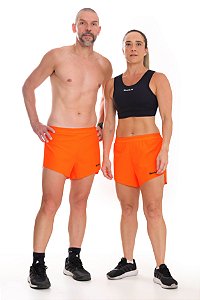 SHORT PERFORMANCE CORTE A LASER LARANJA